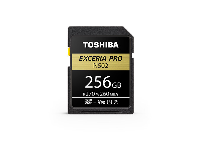 Toshiba z kartami EXCERIA PRO N502