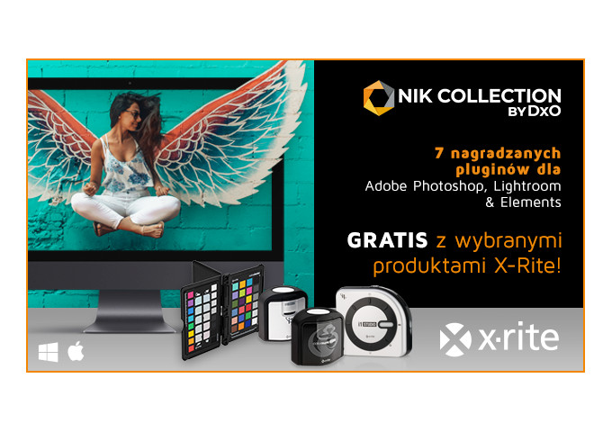 Nik Collection gratis z wybranymi produktami X-Rite