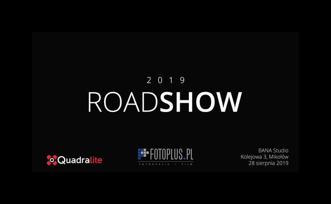 Quadralite Roadshow 2019 ze sklepem Foto-Plus