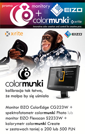 Promocja na monitory EIZO ColorEdge i kalibratory ColorMunki