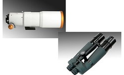 Nowoci William Optics - lornetka 22x70 APO i refraktor Megrez 88 mm APO OTA