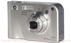 HP R707 w ogniu