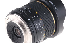 Samyang 8mm fish-eye oraz 85mm f/1.4 z bagnetem 4/3