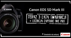 Canon EOS 5D Mark III teraz z 3-letni gwarancj!