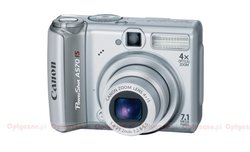 IXUS 70 i 75 oraz PowerShot A560 i  A570 IS - nowoci Canona