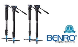 Statywy Benro iTrip oraz monopody Versatile