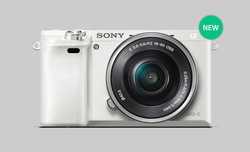 Sony A6000 w kolorze biaym