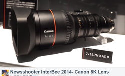 8K Cinema - prototyp obiektywu Canona