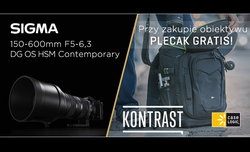 Plecak w zestawie z obiektywem - promocja w Sigma ProCentrum