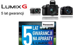 5 lat gwarancji na aparaty Panasonic z serii Lumix G