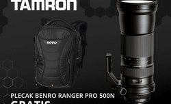 Tamron 150-600 mm f/5-6.3 Di VC USD w zestawie z plecakiem