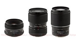 Trzy nowe obiektywy Mamiya