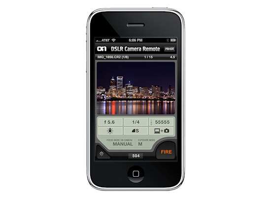 DSLR Remote dla Apple iPhone wersja 1.1