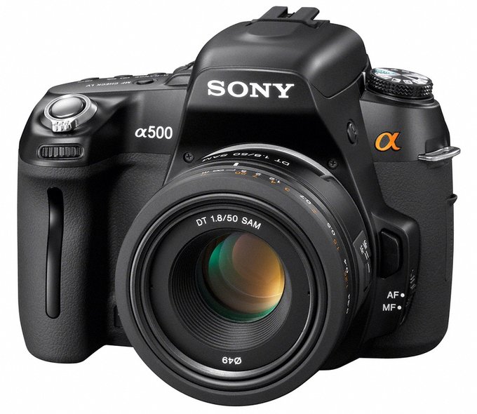 Sony Alpha A500 i A550 - ju oficjalnie