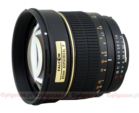 Test obiektywu Falcon 85 mm f/1.4 Aspherical IF
