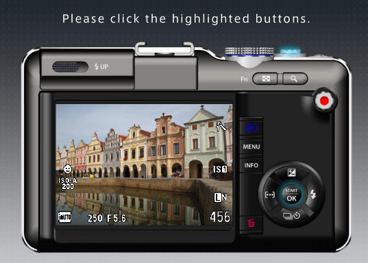 Olympus E-PL1 PEN Live Guide Symulator