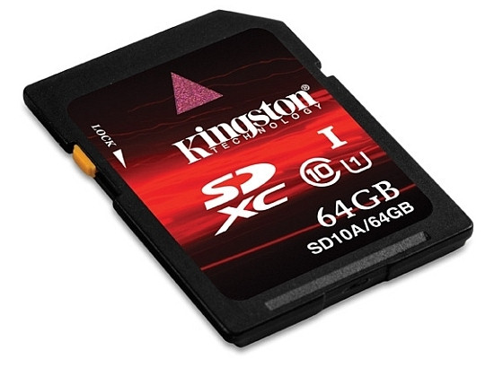 Kingston SDXC UHS-1 Class 10 64GB 