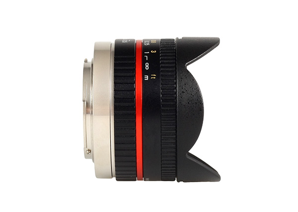 Prototyp obiektywu Samyang 7.5mm 1:3.5 UMC Fish-eye MFT