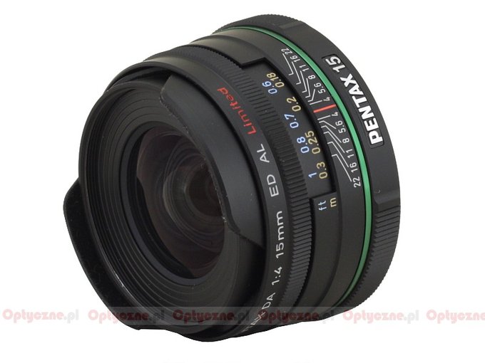 Test obiektywu Pentax smc DA 15 mm f/4 ED AL Limited