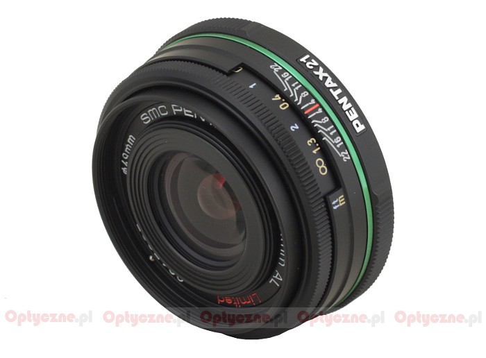 Test obiektywu Pentax smc DA 21 mm f/3.2 AL Limited