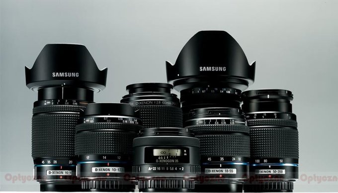 Zestaw obiektyw�w do Samsunga