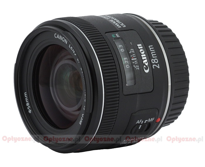 Test obiektywu Canon EF 28 mm f/2.8 IS USM