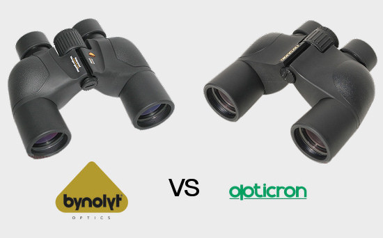Bynolyt Hawk 10x42 BCF kontra Opticron HR WP 10x42