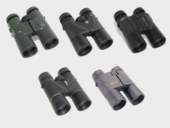 Test pi�ciu lornetek 10x42