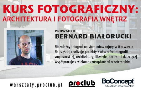 Warsztaty z fotografii architektury i fotografii wntrz