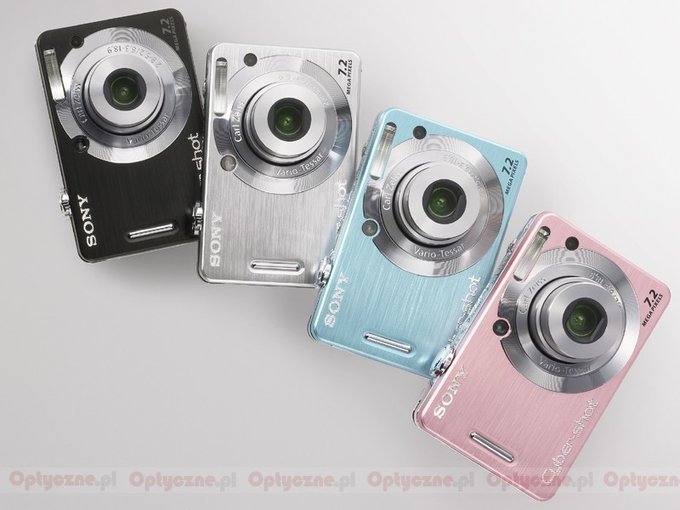 Sony na kolorowo - nowe aparaty DSC W-35/W-55, S-650/S-700