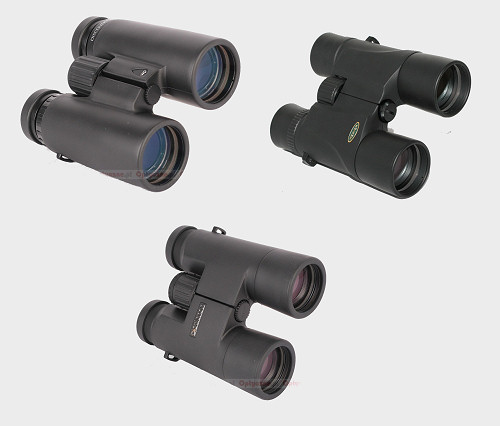 Test 10x42 - ma�e, lekkie, dachowe z ma�ym polem widzenia.