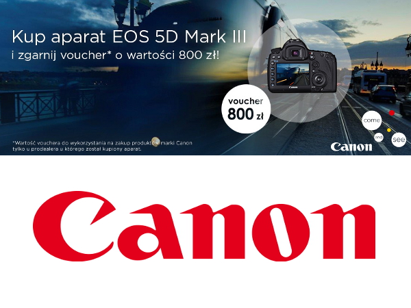 Promocja przy zakupie Canona EOS 5D Mark III