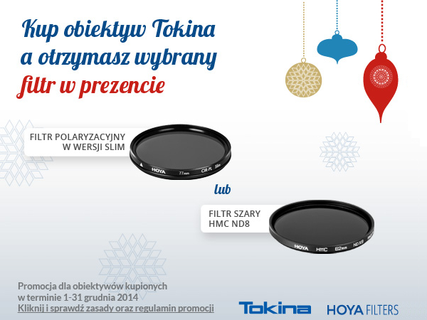 witeczna promocja z markami Tokina i Hoya