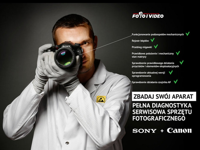 Usuga diagnostyki aparatu dla uytkownikw Sony