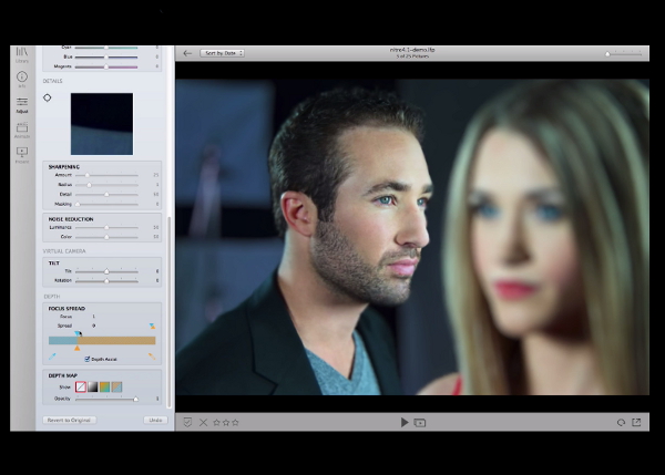 Lytro Desktop 4.1 z funkcj Focus Spread