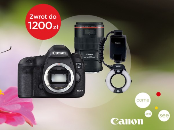 Canon - nowe promocje CashBack