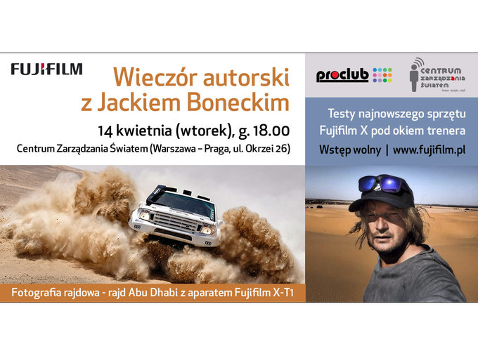 Wieczr autorski z Jackiem Bonecki w Warszawie