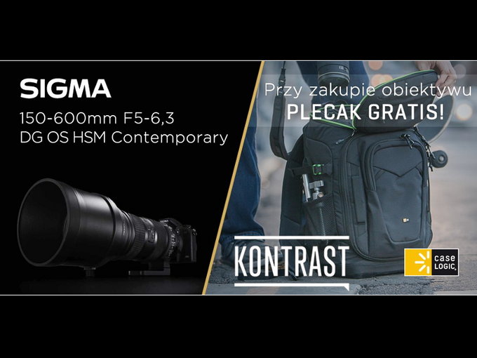 Plecak w zestawie z obiektywem - promocja w Sigma ProCentrum