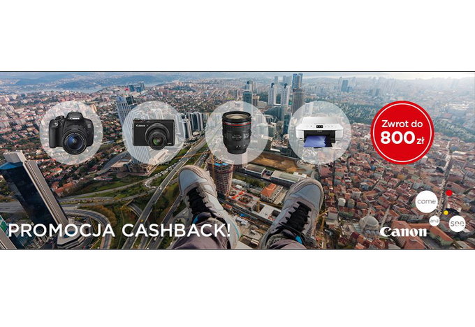 Canon CashBack - ponad 30 produktw w promocji