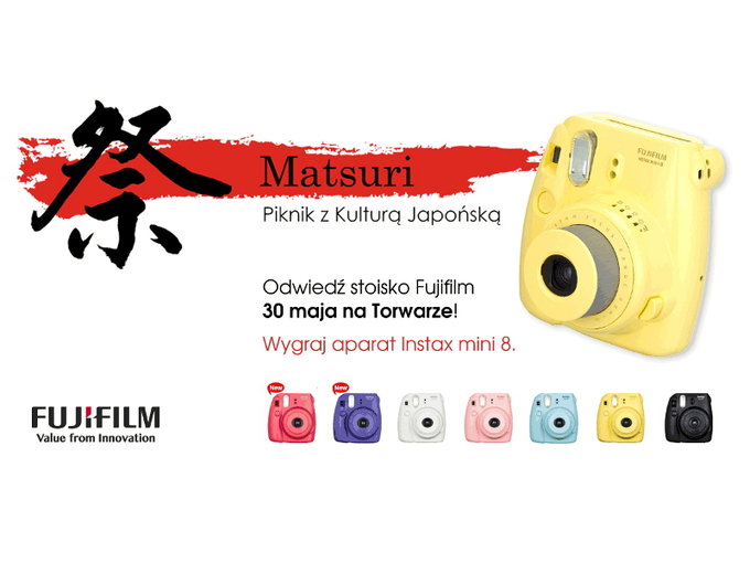 Fujifilm na pikniku z kultur japosk Matsuri w Warszawie