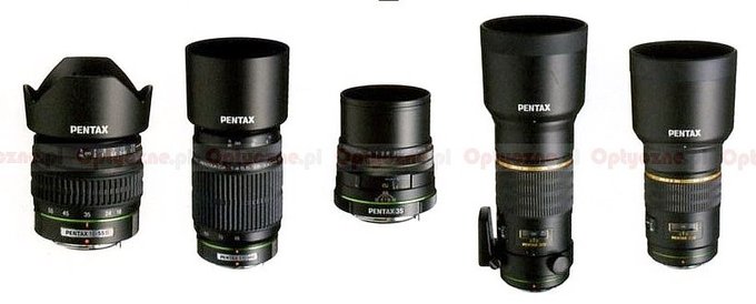 Pi�� nowych obiektyw�w od Pentaxa