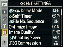 Nikon D200 - Menu