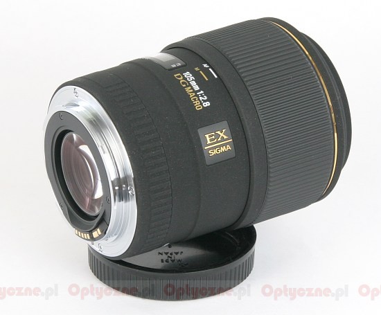 Sigma 105 mm f/2.8 EX DG Macro - Budowa i jakość wykonania Sigma 105 mm f/2.8 EX DG Macro - Budowa i jakość wykonania