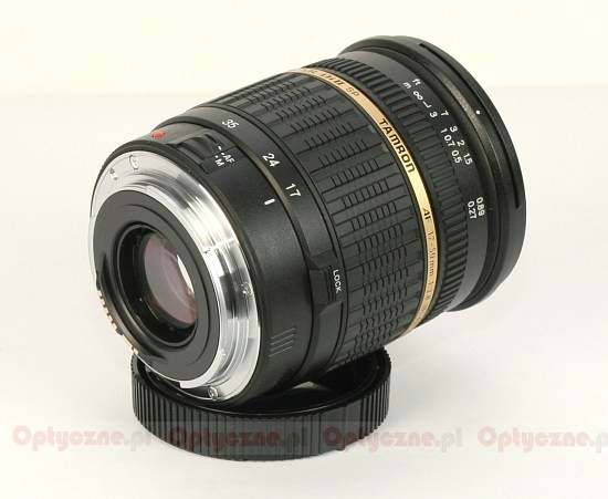 Tamron SP AF 17-50 mm f/2.8 XR Di II LD Aspherical (IF) - Budowa i jakość wykonania Tamron SP AF 17-50 mm f/2.8 XR Di II LD Aspherical (IF) - Budowa i jakość wykonania