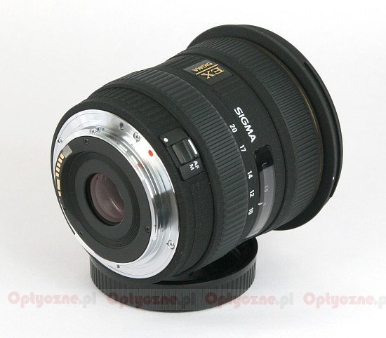 Sigma 10-20 mm f/4-5.6 EX DC HSM - Budowa i jakość wykonania Sigma 10-20 mm f/4-5.6 EX DC HSM - Budowa i jakość wykonania