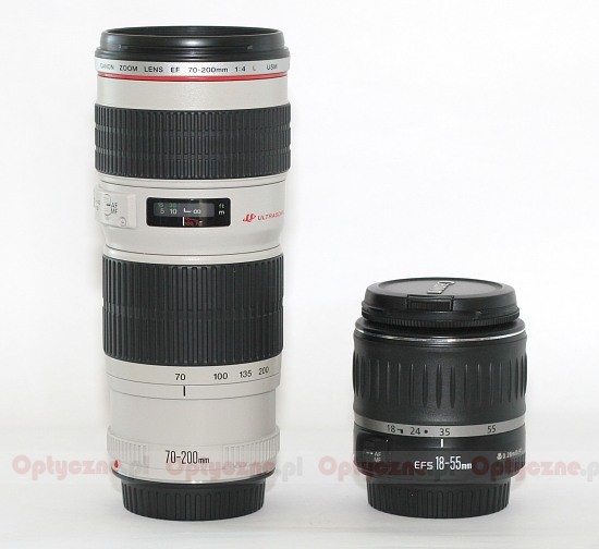 Canon EF 70-200 mm f/4L USM - Budowa i jako wykonania