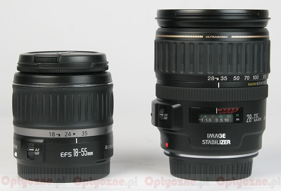 Canon EF 28-135 mm f/3.5-5.6 IS USM - Budowa i jako wykonania