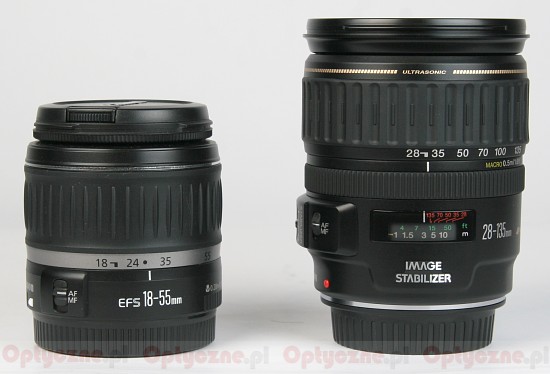 Canon EF 28-135 mm f/3.5-5.6 IS USM - Budowa i jakość wykonania Canon EF 28-135 mm f/3.5-5.6 IS USM - Budowa i jakość wykonania