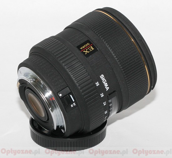 Sigma 17-35 mm f/2.8-4 EX DG HSM Aspherical - Budowa i jakość wykonania Sigma 17-35 mm f/2.8-4 EX DG HSM Aspherical - Budowa i jakość wykonania