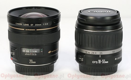 Canon EF 20 mm f/2.8 USM - Budowa i jako wykonania